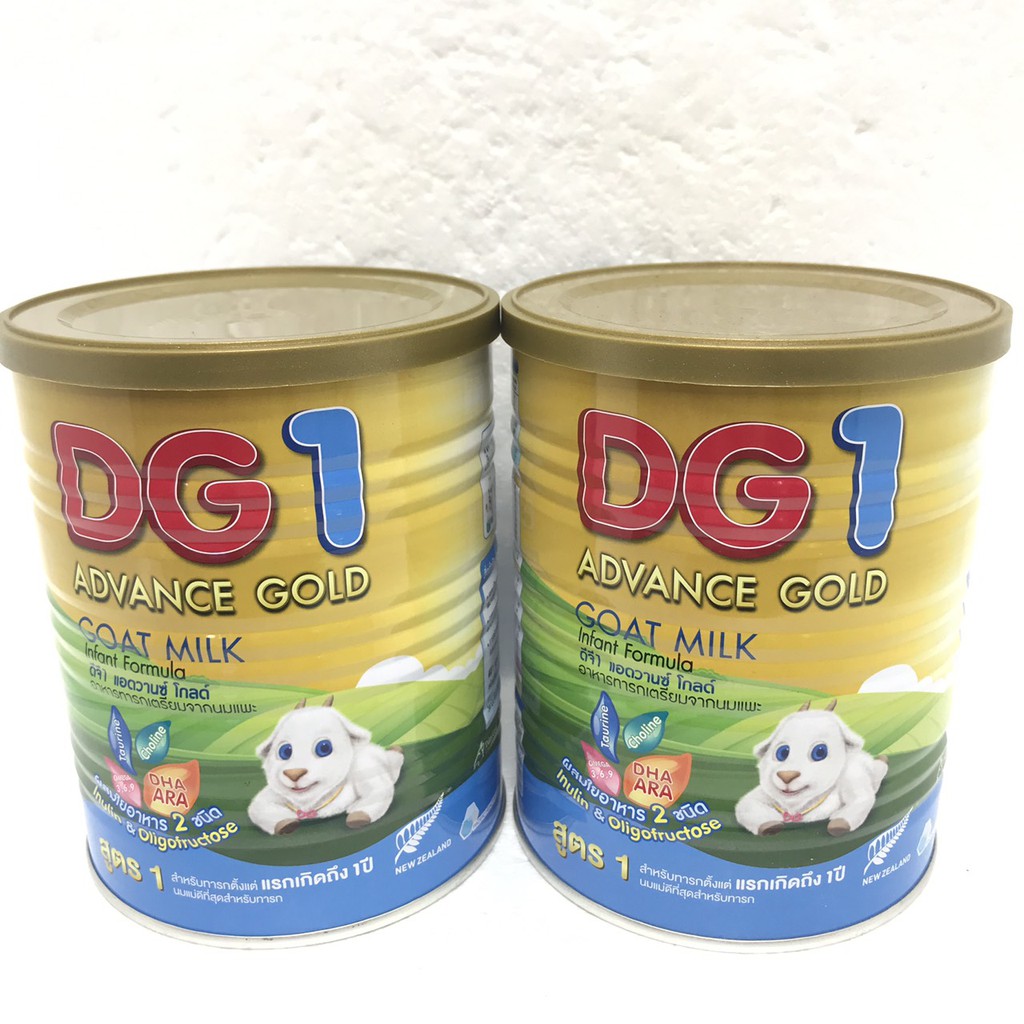 ภาพหน้าปกสินค้าDG ดีจี1 (2กระป๋อง)แอดวานซ์โกลด์ อาหารทารกจากนมแพะ ขนาด400 กรัม/กระป๋อง*หมดอายุ 31/08/2023