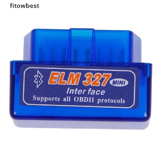 สินค้า Fbth เครื่องสแกนเนอร์ อ่านโค้ด วินิจฉัยรถยนต์ บลูทูธ V2.1 Mini Elm 327 OBDII