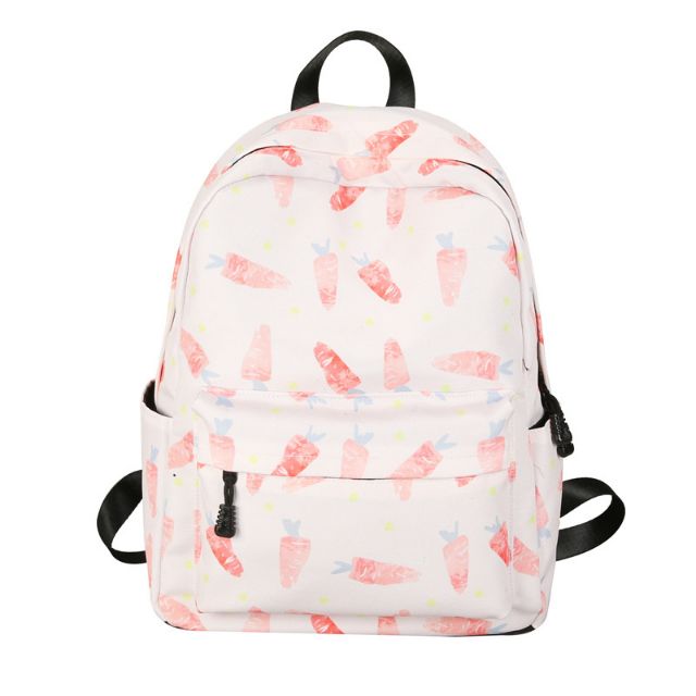 กระเป๋าเป้ลายแครอท-พร้อมส่ง
