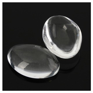 10PCS Oval Crystal Transparent Glass Cabochon Dome Decor 30X40mm