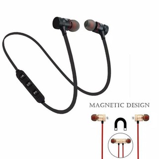 ภาพขนาดย่อของสินค้าหูฟังไร้สาย แม่เหล็กในตัว M5 Magnet Sport Bluetooth Magnet Bluetooth Earphone Stereo For Phone