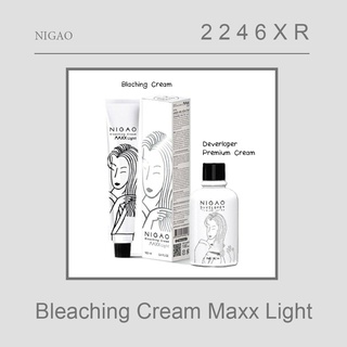 NIGAO Bleaching Cream Maxx Light ครีมฟอกสีผมมาแรงปี