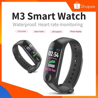 ภาพหน้าปกสินค้าOriginal M3 Smart Band 3 Colors Fitness Activity Tracker Band Life Waterproof 0.96 Inch OLED Touch Screen Smart Watch ที่เกี่ยวข้อง