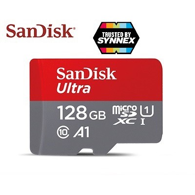ภาพหน้าปกสินค้าSandisk A1 เมมโมรี่การ์ด 128GB 1TB ความเร็ว 140MB/S Ultra Class10 Micro SD Memory Card