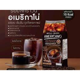 กาแฟรอยัลคราวน์อเมริกาโน่-อาราบิก้าผสมโรบัสต้า-ง่ายๆได้สุขภาพไม่มีน้ำตาล-ละลายได้ทั้งน้ำร้อนและน้ำเย็นเพื่อคนรักสุุขภาพ