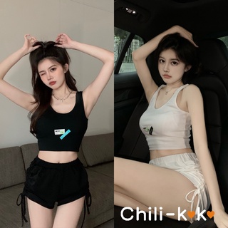 Chili_k❤️k❤️พร้อมส่ง เสื้อกล้ามผู้หญิง เสื้อกล้ามไหมพรมน่ารัก ผ้านุ่มนิ่มฝุดๆ  เข้ารูปดีค่ะ เข้ารูปสวย ไม่ใส่ฟองน้ำ70080