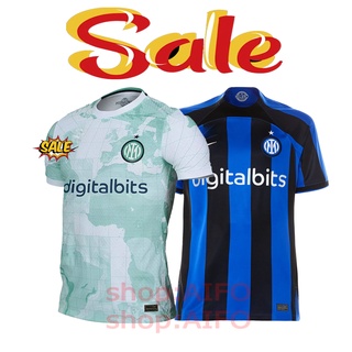 เสื้อกีฬาแขนสั้น ลายทีมชาติฟุตบอล Inter Milan 22 23 ชุดเหย้า คุณภาพสูง สําหรับผู้ชาย