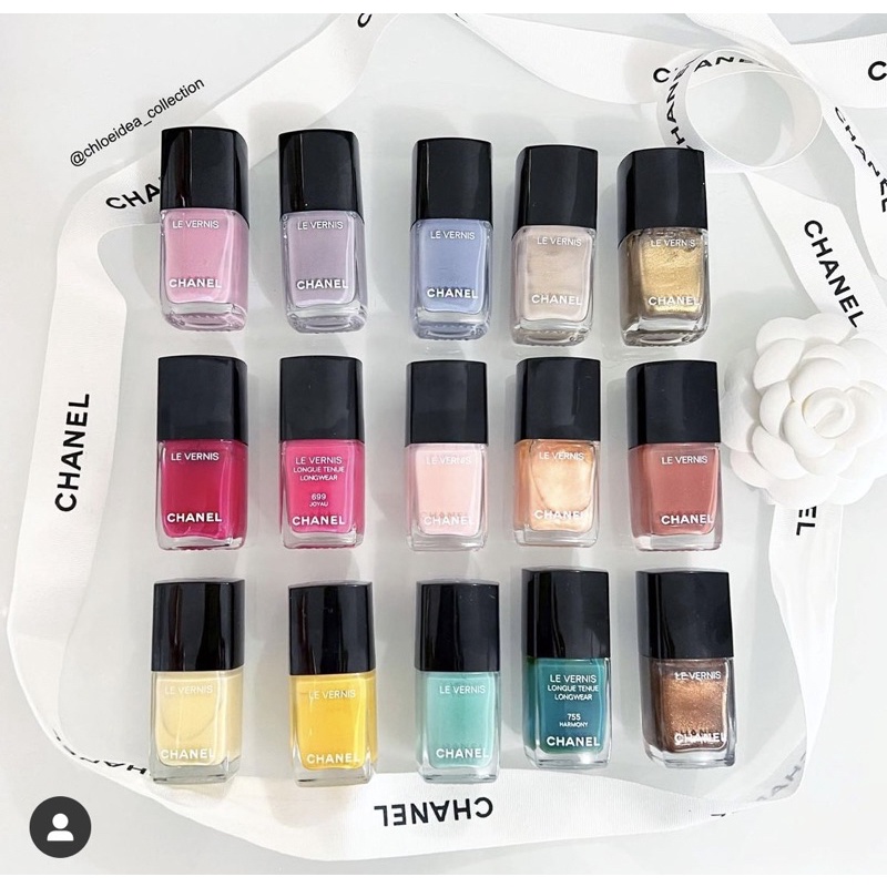 แท้ป้ายไทย-chanel-le-vernis-สีทาเล็บเพื่อสีสันติดทนนาน