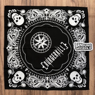 Burgerkill Bandana ผ้าพันคอ คุณภาพสูง