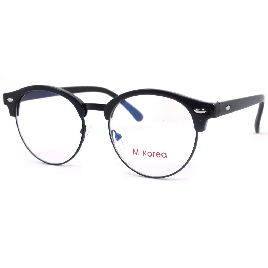 fashion-m-korea-แว่นตากรองแสงสีฟ้า-4246-สีดำเงาขาดำ-ถนอมสายตา