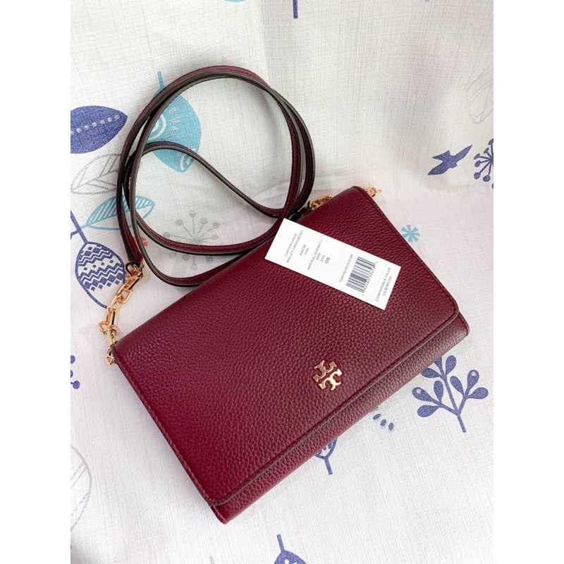 ผ่อน0-กระเป๋า-สะพายข้าง-หนังแท้-สีแดง-tory-burch-carter-chain-wallet-crossbody-64238