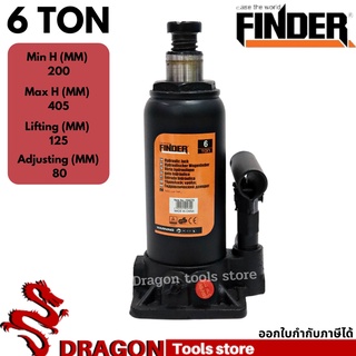 กระปุกแม่แรง 6 ตัน Bottle Jack FINDER