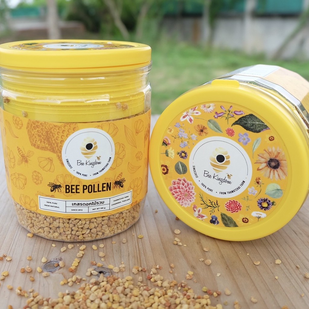 ภาพสินค้าเกสรผึ้ง 200 กรัม (BEE POLLEN) มีมาตรฐานฟาร์มผึ้งที่ดีจากกรมปศุสัตว์ จากร้าน beekingdomthai บน Shopee ภาพที่ 1