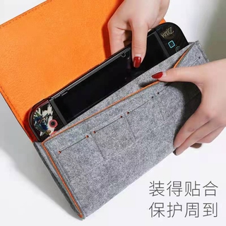 ภาพขนาดย่อของภาพหน้าปกสินค้าNintendo switch storage bag ns protective sleeve switchlite portable shockproof felt bag storage box จากร้าน wete.th บน Shopee ภาพที่ 1