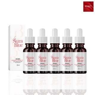 Aurablue Double Vit C Serum+hya ออร่าบลู เซรั่มดับเบิ้ลวิตซี+ไฮยา (30 ml. x 5 ขวด)