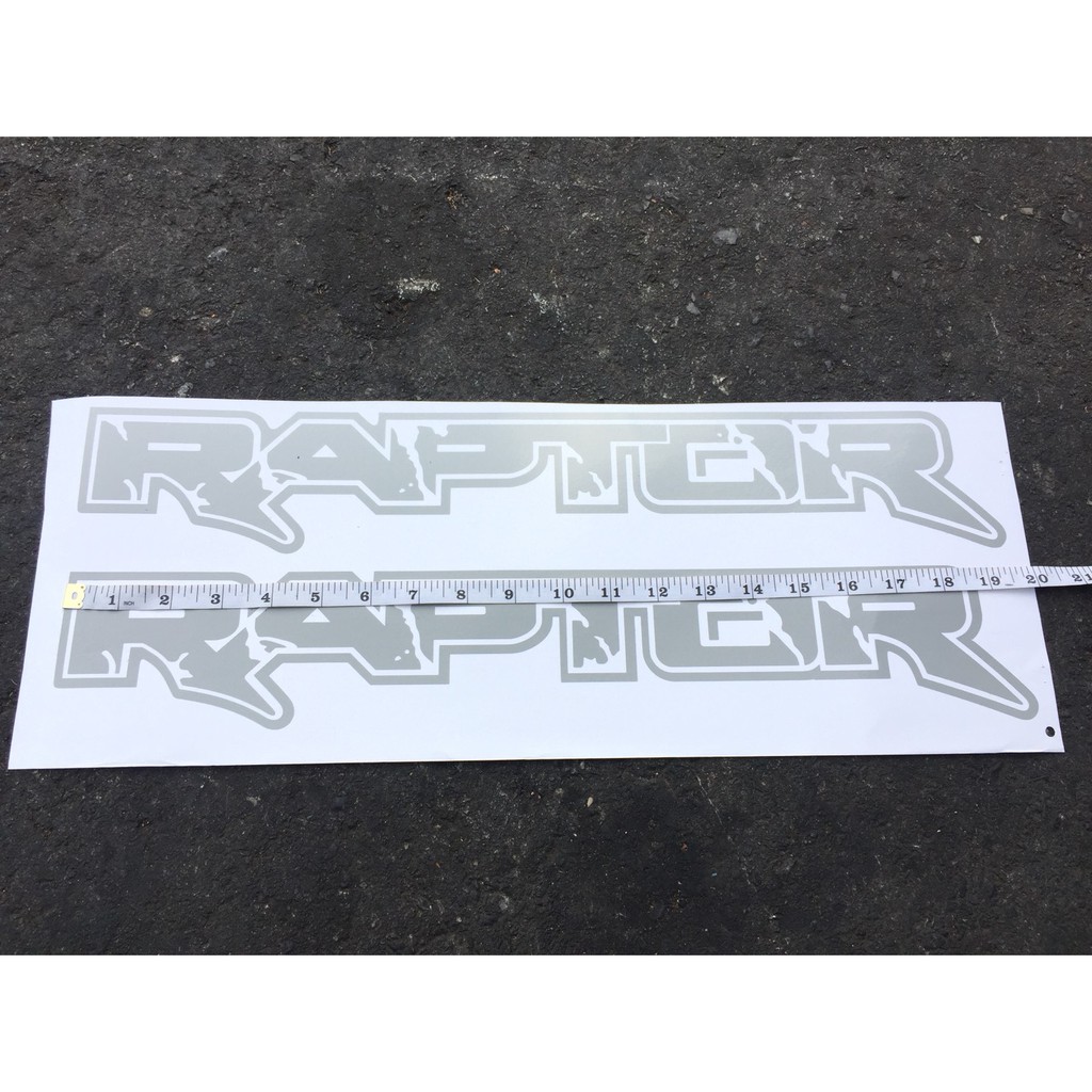 raptor-ford-ranger-sticker-decals-สติกเกอร์-กระบะ-ท้าย-แต่ง-สีดำ-สีเทา-black-gray