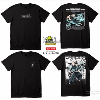 เสื้อยืด ลายการ์ตูนอนิเมะ DEMON SLAYER KIMETSU NO YAIBA TOKITO MUICHIRO MIST HASHIRA ทรงสามเหลี่ยมS-5XL