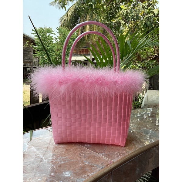 バッグ the Virgins mini hand feather vanity bag the virgins MINI