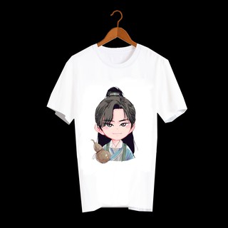 เสื้อยืดสีขาว สั่งทำ เสื้อยืด สินค้าดาราจีน เสื้อยืด fanmade นักรบพเนจรสุดขอบฟ้า Word of Honor จางเจ๋อฮั่น กงจวิ้น WOH42