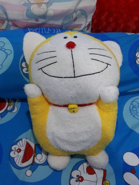 ตุ๊กตา-โดเรมอนตัวใหญ่-สีเหลือง-doraemon