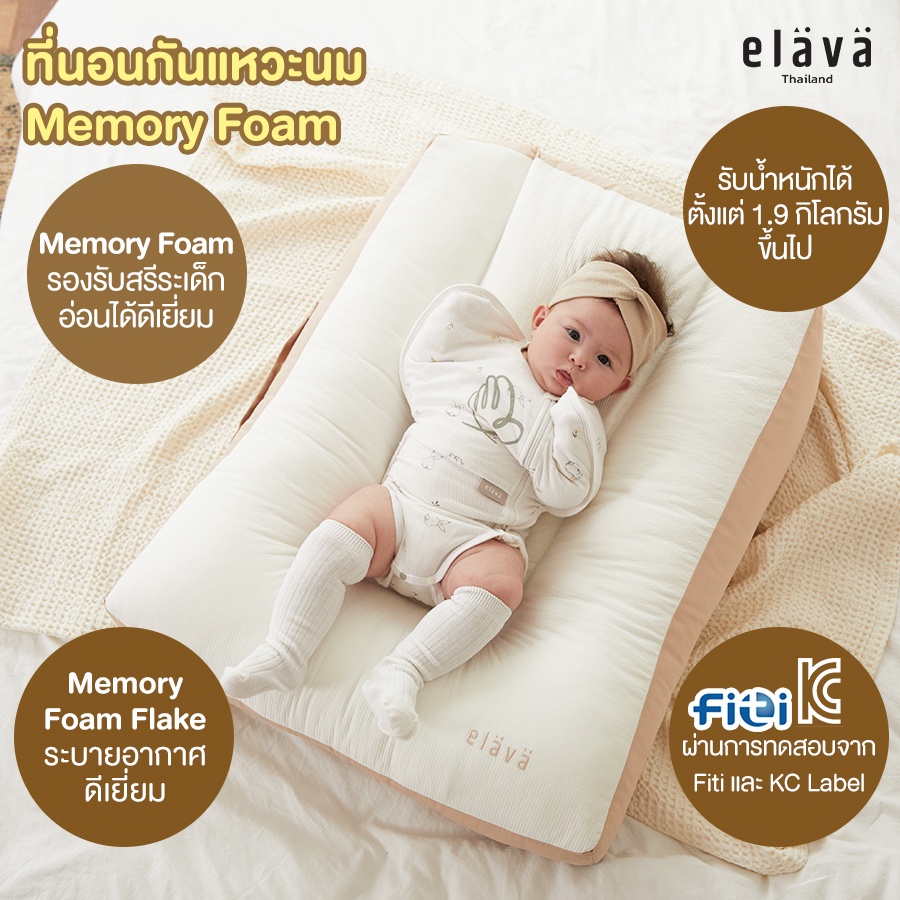 ใส่โค้ด-first15d-ลด130-elava-ที่นอนกันแหวะนม-memory-foam