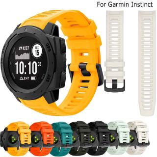 สายนาฬิกาข้อมือซิลิโคน 22 มมสําหรับ garmin instinct