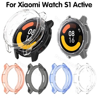 สินค้า เคสกรอบใส สําหรับ Xiaomi Mi Watch S1 Active Cover Protector For Xiaomi Watch S1 Active Smart Accessories