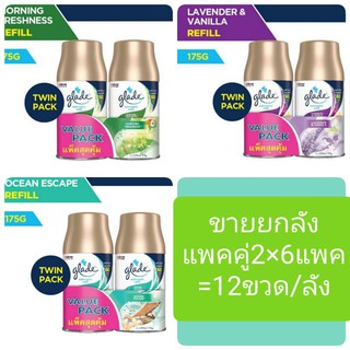 🔥สุดคุ้มคุ้มมากก🔥Glade automatic รีฟิลแพคคุ่ ขายยกลัง2×6แพค=12ขวด/ลัง