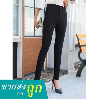 ภาพหน้าปกสินค้า(02#)กางเกงสกินนี่ใส่ทํางาน  กางเกงสกินนี่ขายาวสีดำทรงสวย  แบบมีชิป ผ้ายืดได้ สินค้าพร้อมส่ง ที่เกี่ยวข้อง