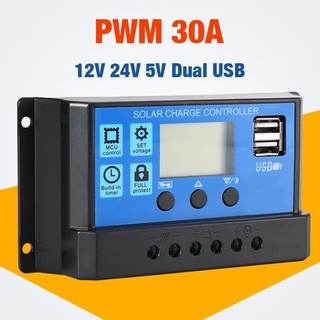 พร้อมส่งจากไทย โซลาร์ ชาร์เตอร์ 12/24V 10A/30A solar charge controller ราคาโรงงาน