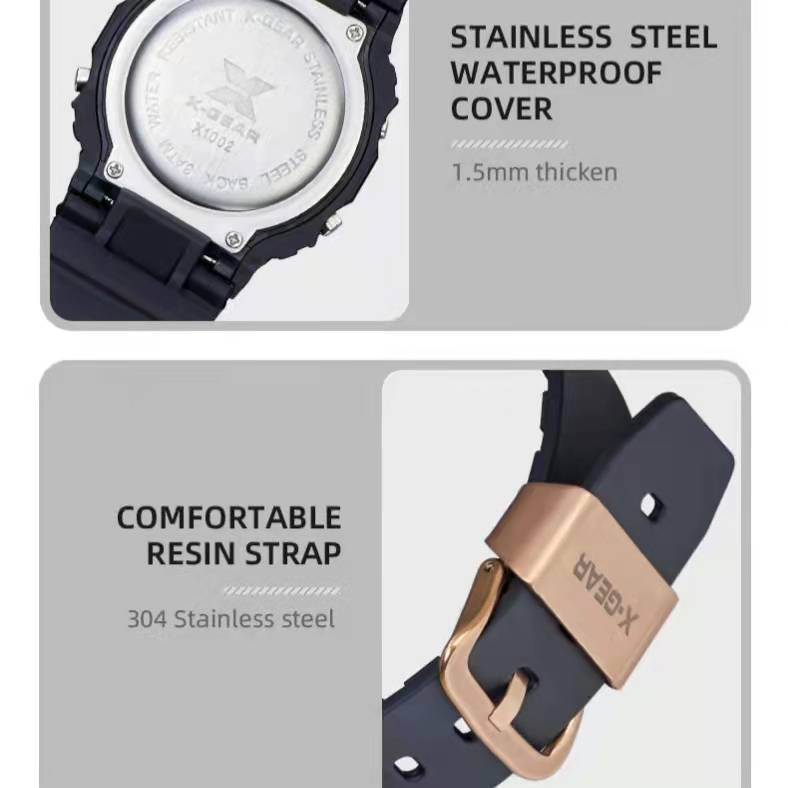 ภาพสินค้านาฬิกา X-gear  % พร้อมกล่อง ประกัน 1 ปี มีเก็บเงินปลายทาง. จากร้าน solos_shop1 บน Shopee ภาพที่ 4