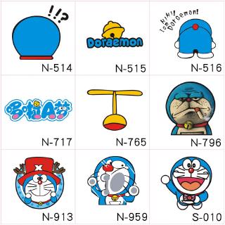 Doraemon Car Stickers Waterproof Reflective Car Decals Rearview Mirror Stickers Eyebrow Sticker Door Window Stickers