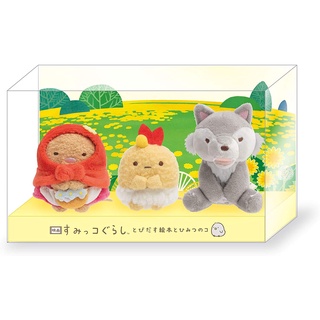 Amazon Ltd Movie Sumikko Gurashi Tenori Plush Set (หนูน้อยหมวกแดง) ตุ๊กตา ebi