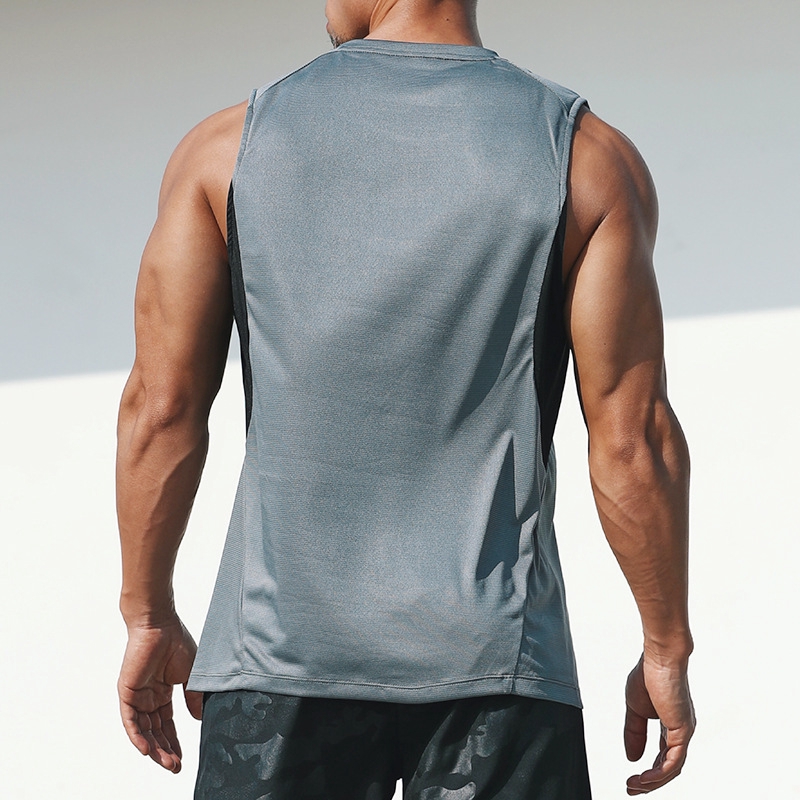 เสื้อกล้ามผู้ชาย-quick-drying-breathable-singlet-men-loose-sleeveless-basketball-tank-top-size-m-3xl