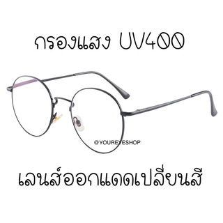 สินค้า แว่นสายตาสั้นเปลี่ยนสี -0.50 ถึง -8.00 เลนส์มัลติโค้ท+ออโต้ รุ่น 8265B