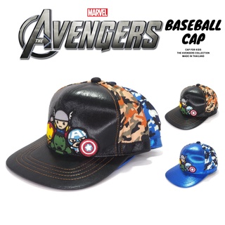 ภาพหน้าปกสินค้าหมวกแก๊ป The Avengers character  BASEBALL CAP KIDS SIZE 48, 50 CM. (No. MK-007) ที่เกี่ยวข้อง