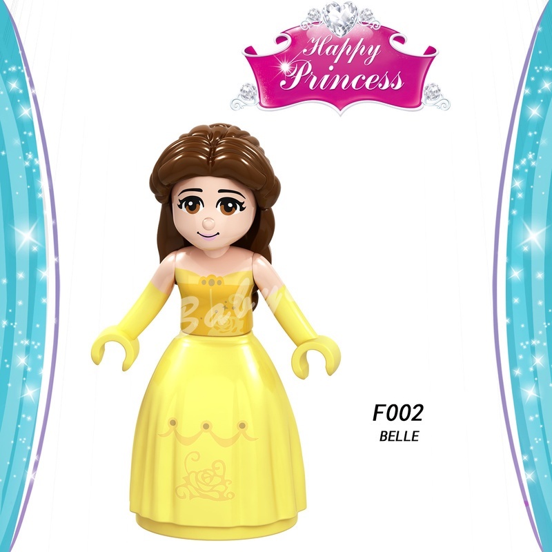 ฟิกเกอร์-belle-princess-beast-anna-elsa-fairy-tales-cinderella-ขนาดเล็ก-8-แบบ-ของเล่นสําหรับเด็ก