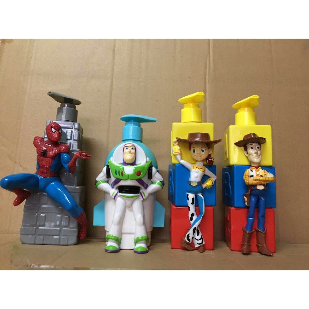 ขวดพลาสติก-สำหรับใส่น้ำยาล้างมือ-ลายการ์ตูน-toy-story-สุดน่ารัก