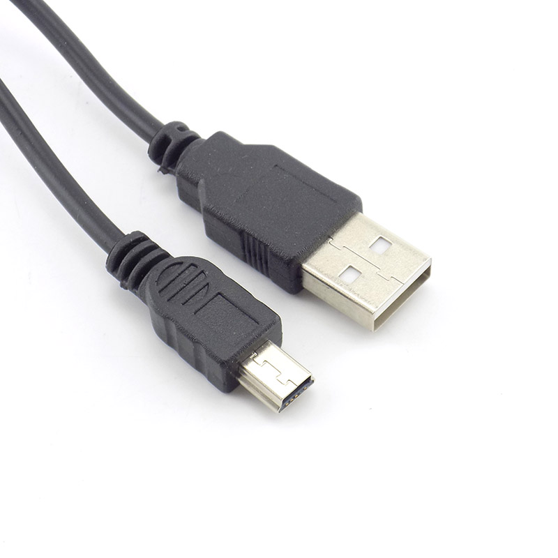 Mini USB 2.0 A ชาย Mini 5 Pin ชาย B Connector Data Sync สายชาร์จอะแดปเต ...
