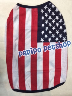 ภาพขนาดย่อของภาพหน้าปกสินค้าเสื้อผ้าสุนัข ไซส์8 แบบคอกลม แขนกุด จากร้าน papipo_petshop บน Shopee