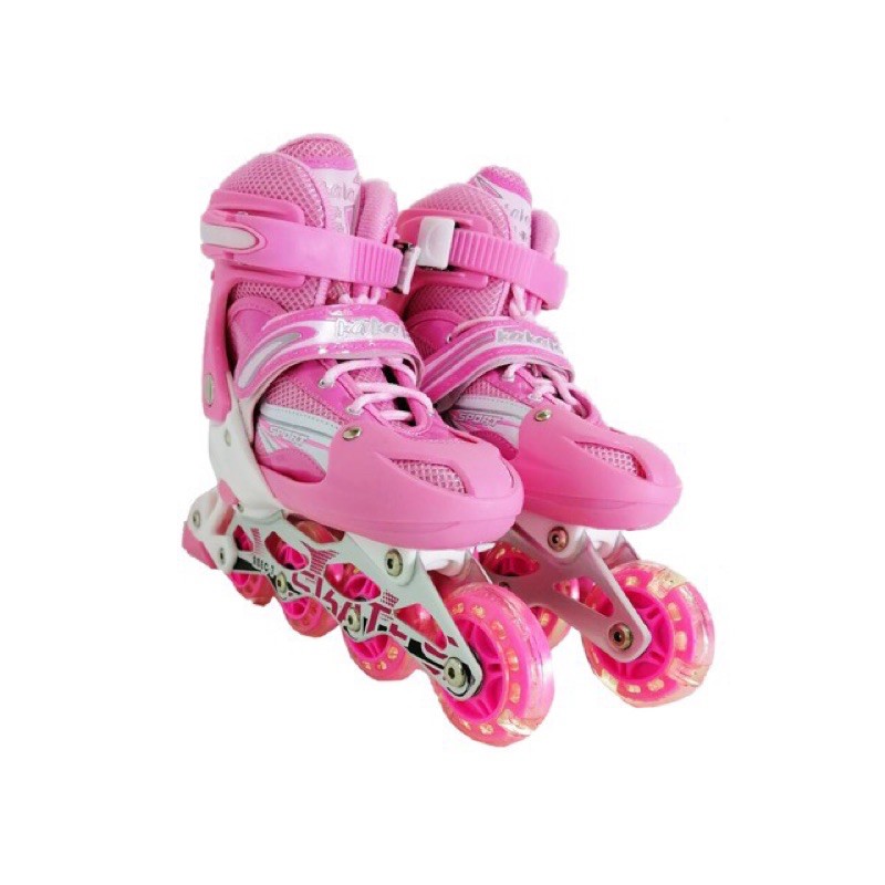 ภาพหน้าปกสินค้ารองเท้าสเก็ต รองเท้าโรลเลอร์สเก็ต Roller Skates PVC 1คู่ จากร้าน ltmthailand บน Shopee