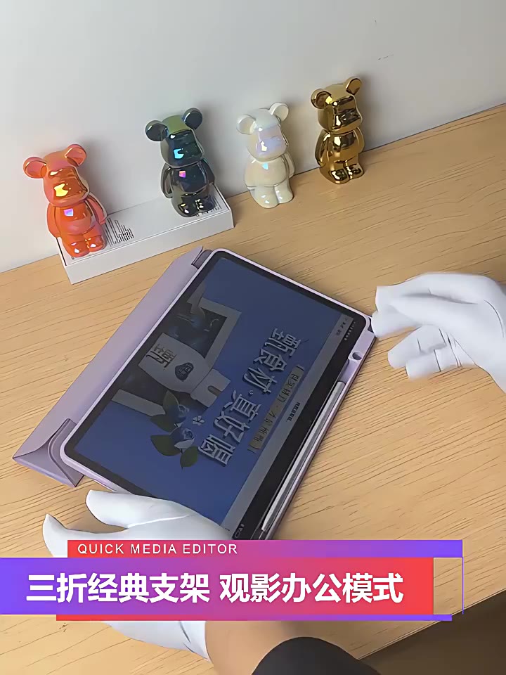 เคสอะคริลิคใส-แบบพับได้-อเนกประสงค์-พร้อมช่องใส่ดินสอ-สําหรับ-ipad-pro-12-9-2022-6th-m2-2021-2020-2018-2017-2015