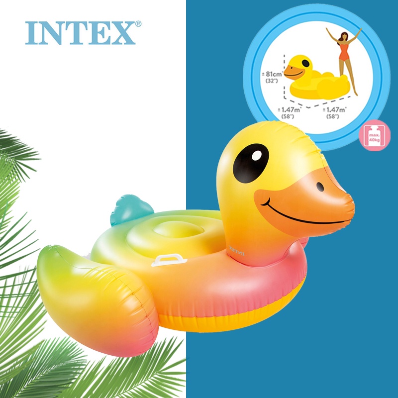 intex-แพยางแฟนซี-โมเดลยูนิคอร์น-เป็ด-ฟลามิงโก้-หงษ์ขาว-แพเป่าลม-ห่วงยางแฟนซี-คุณภาพดี-สีสันสดใส-ปาร์ตี้สระน้ำ-ซ่อมฟรี