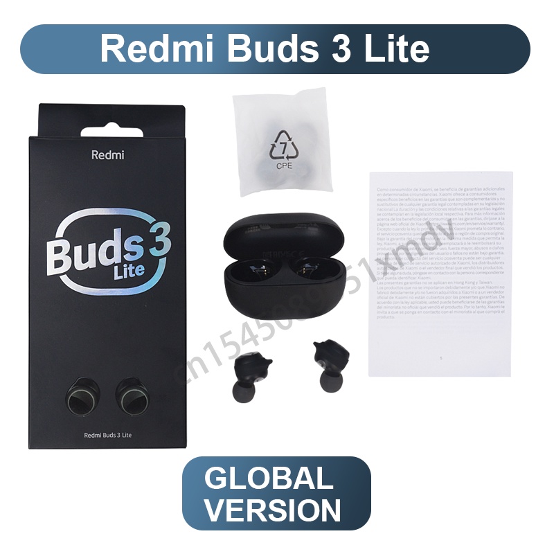 Xiaomi Redmi Buds 3 Lite TWS Bluetooth Earphone Buds3 Pro Youth Edition ...