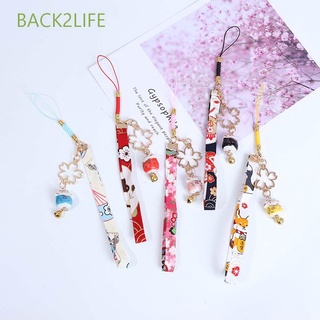 BACK2LIFE Cute Mobile Phone Lanyard Gift for Women Mobile Phone Accessories Mobile Phone Strap For Mobile Phone Case Flower Hanging Cord Cartoon Hang Rope Bell Cell Phone Lanyard/Multicolor