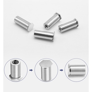 หลุมด้านล่าง 4.2 [M3 ตาบอดหลุม] สแตนเลสกดหมุดย้ำอ่อนนุช BSOS-M3 * 4 ~ M3 * 25 กดหมุดย้ำ
