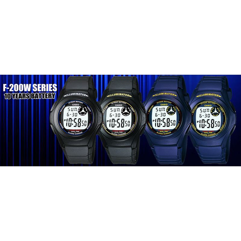 casio-f-200w-series-ของแท้-100