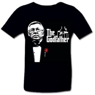 เสื้อยืด ผ้าฝ้าย พิมพ์ลาย Alex Ferguson The Godfather Of Football Streetwear IOU126WQE6386 สําหรับผู้ชาย