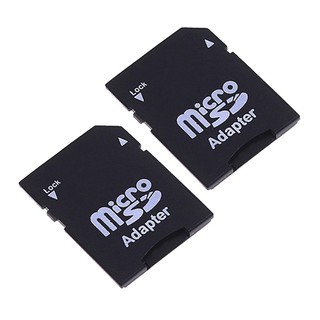 อะแดปเตอร์แปลง Micro SD TransFlash TF Card to SD SDHC 2 ชิ้น