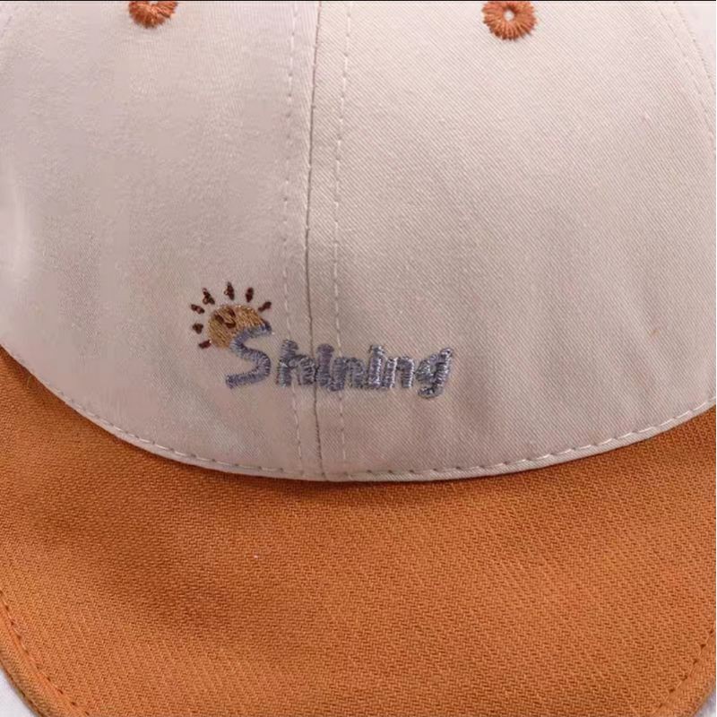 ภาพสินค้าหมวกเด็ก 6เดือน - 3ปี รอบหัว 49-50cm. หมวกแก๊ปแฟชั่นสำหรับเด็ก ผ้า COTTON สีทูโทน ปักอักษร shining ️ จากร้าน punikashop23 บน Shopee ภาพที่ 5